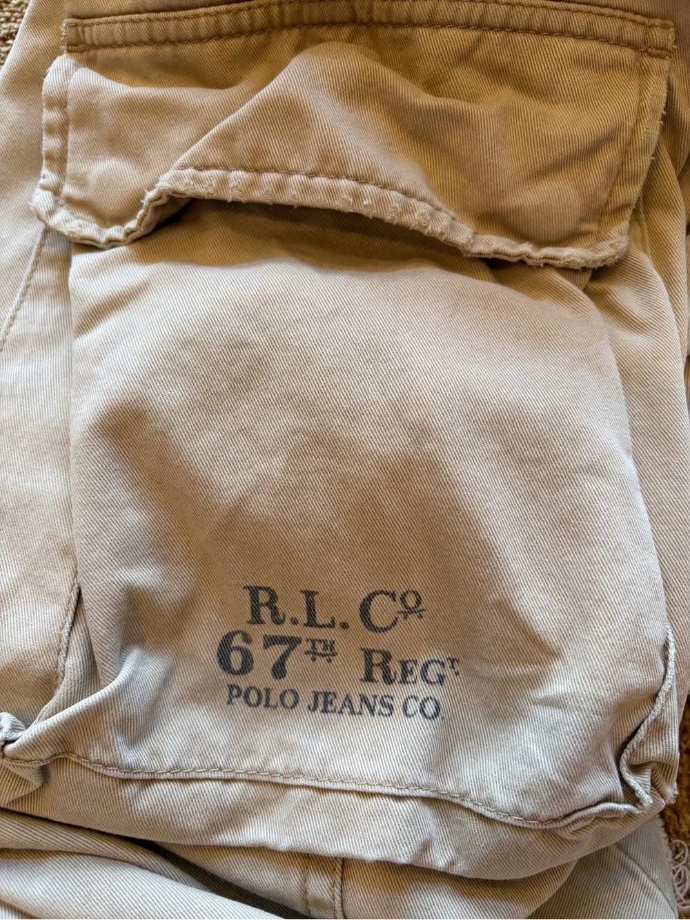 Polo by Ralph Lauren Men’s Khaki Cargo Pants